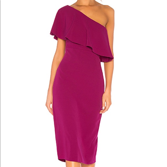 Lovers + Friends Dresses & Skirts - NWOT Lovers + Friends One Shoulder Midi Dress